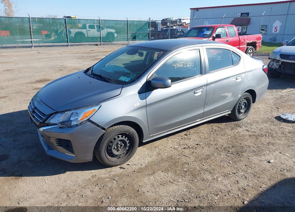 2021 MITSUBISHI MIRAGE G4 CARBONITE EDITION/ES/LE VIN: ML32FUFJ7MHF02936