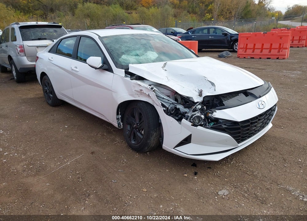 2023 HYUNDAI ELANTRA HYBRID BLUE VIN: KMHLM4AJ8PU076483