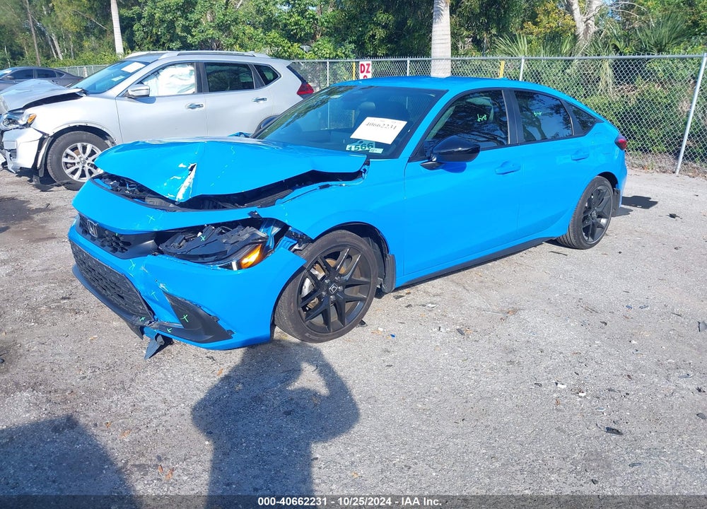 2022 HONDA CIVIC SPORT VIN: 19XFL2H8XNE023937