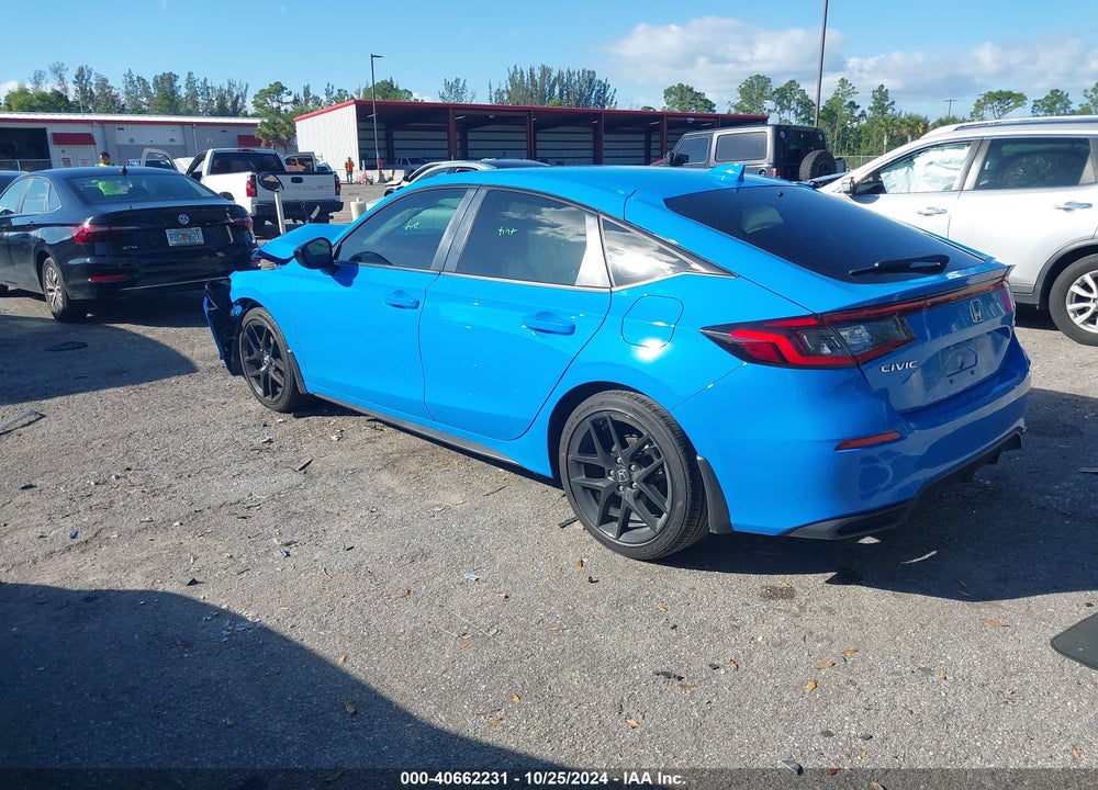 2022 HONDA CIVIC SPORT VIN: 19XFL2H8XNE023937