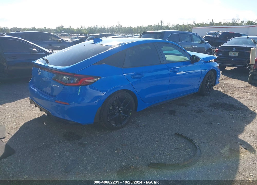 2022 HONDA CIVIC SPORT VIN: 19XFL2H8XNE023937