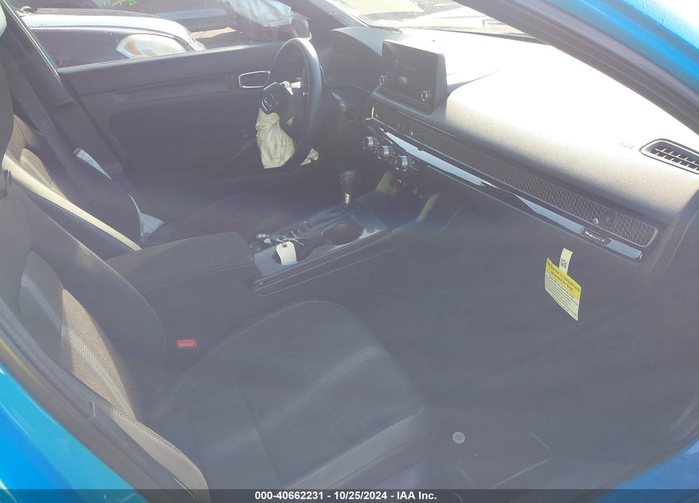 2022 HONDA CIVIC SPORT VIN: 19XFL2H8XNE023937