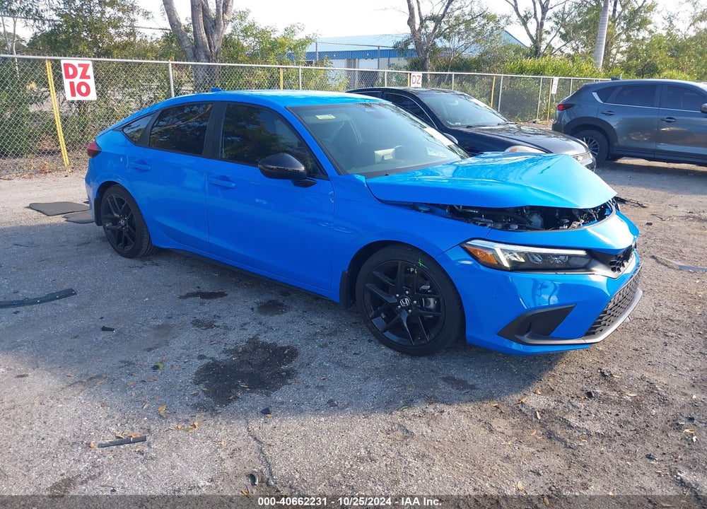 2022 HONDA CIVIC SPORT VIN: 19XFL2H8XNE023937