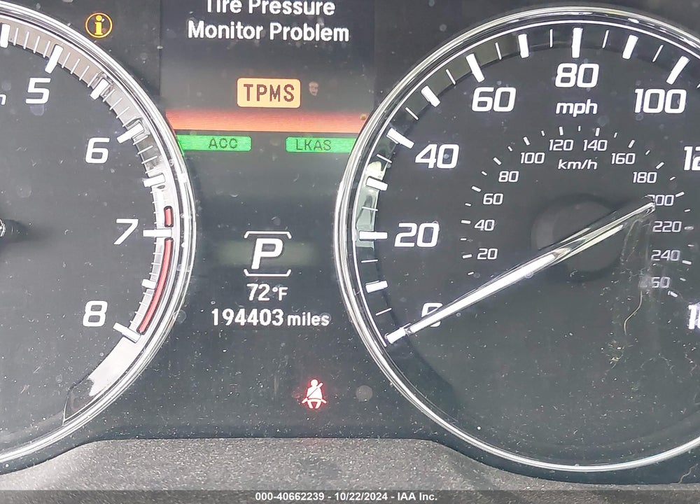 2014 ACURA RLX VIN: JH4KC1F94EC006500