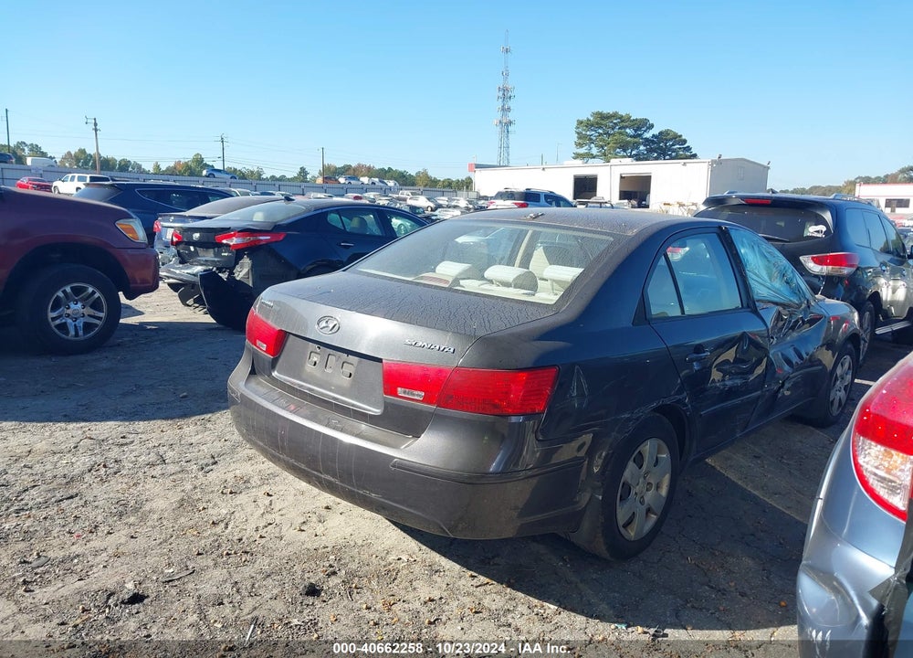 2009 HYUNDAI SONATA GLS VIN: 5NPET46C29H441179