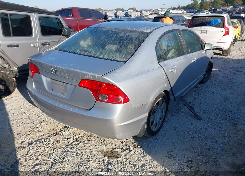 2008 HONDA CIVIC LX VIN: 2HGFA16578H340657