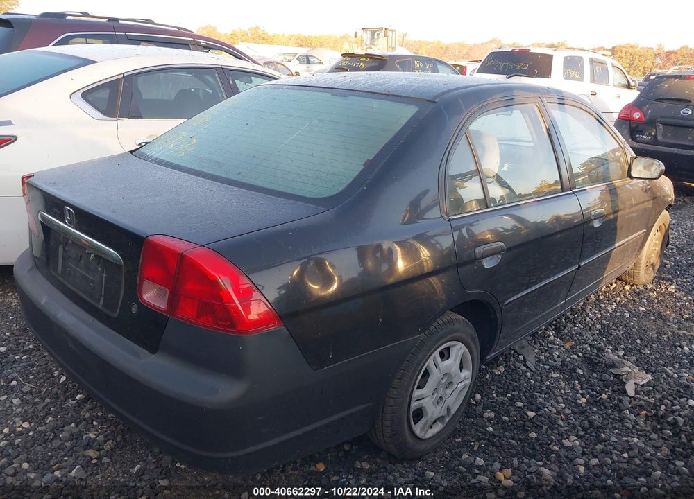 2001 HONDA CIVIC LX VIN: JHMES16561S012344
