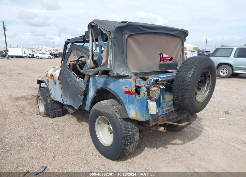 1978 JEEP WRANGLER / VIN: J8F93AH139973