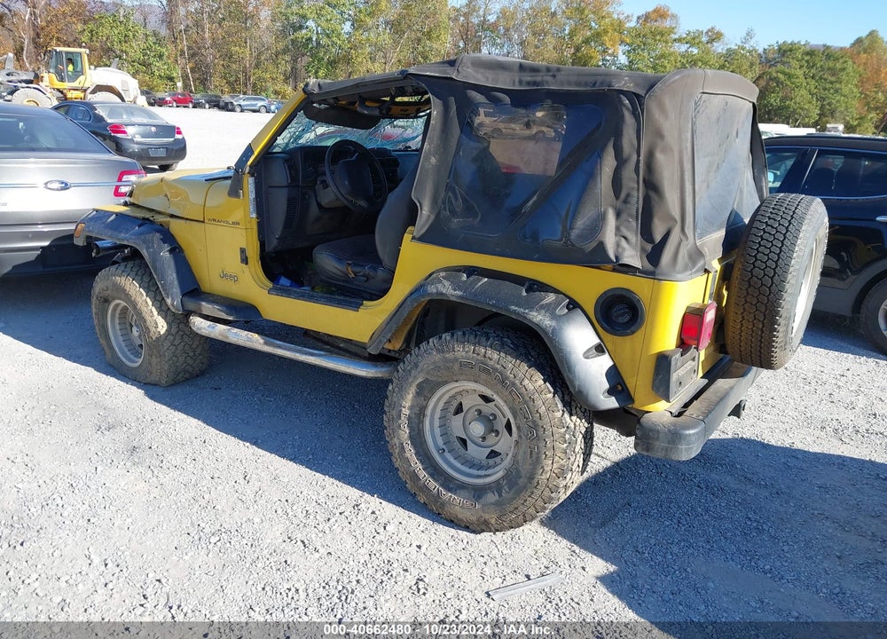 2000 JEEP WRANGLER SE VIN: 1J4FA29PXYP786955