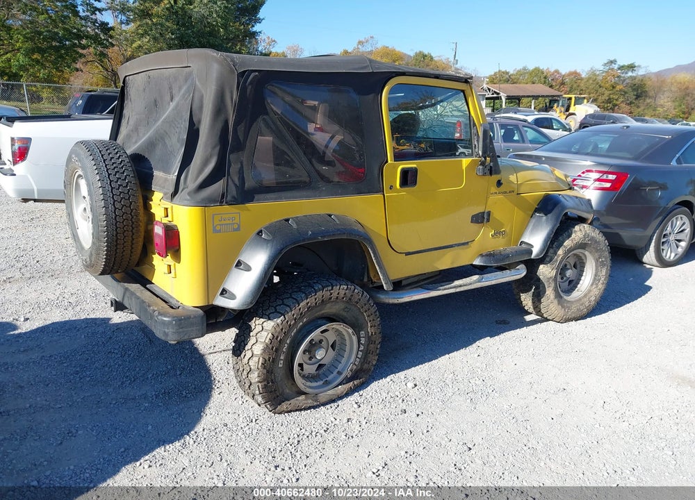 2000 JEEP WRANGLER SE VIN: 1J4FA29PXYP786955
