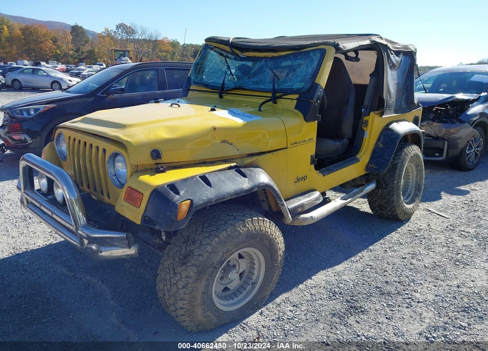 2000 JEEP WRANGLER SE VIN: 1J4FA29PXYP786955