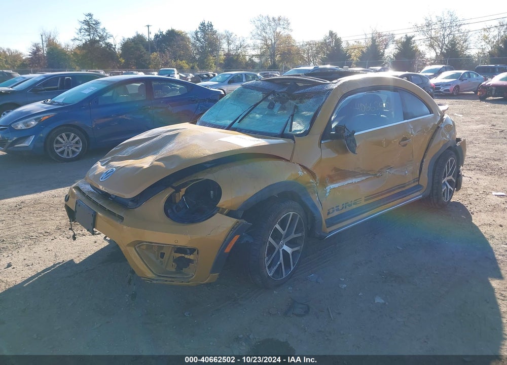 2018 VOLKSWAGEN BEETLE 2.0T DUNE VIN: 3VWSD7AT6JM703189