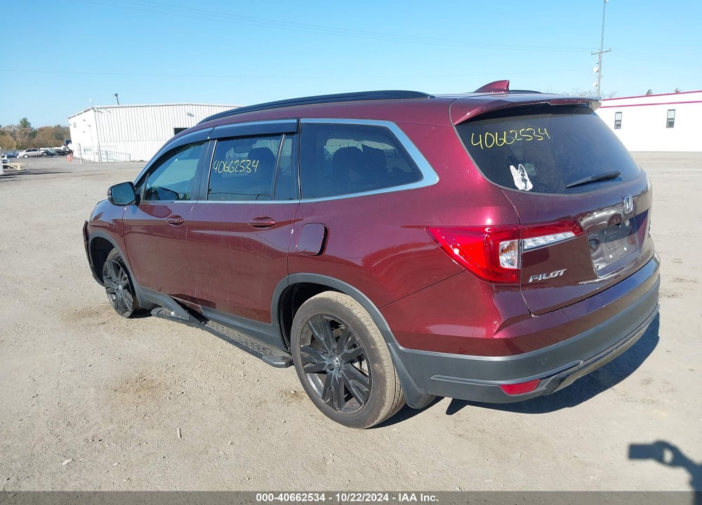 2022 HONDA PILOT AWD SPECIAL EDITION VIN: 5FNYF6H2XNB066882