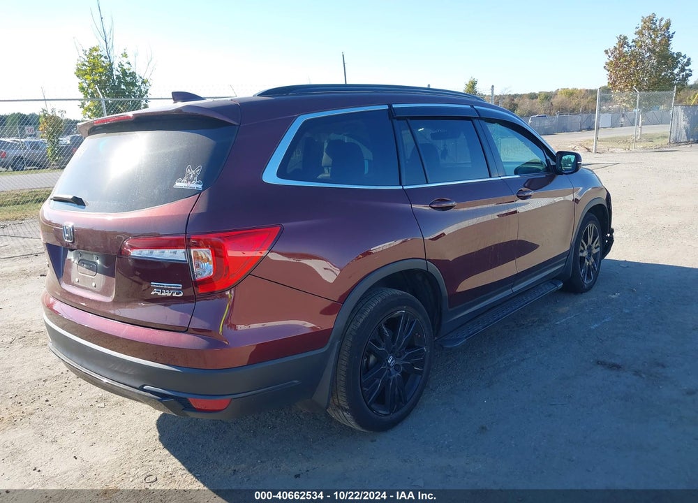 2022 HONDA PILOT AWD SPECIAL EDITION VIN: 5FNYF6H2XNB066882