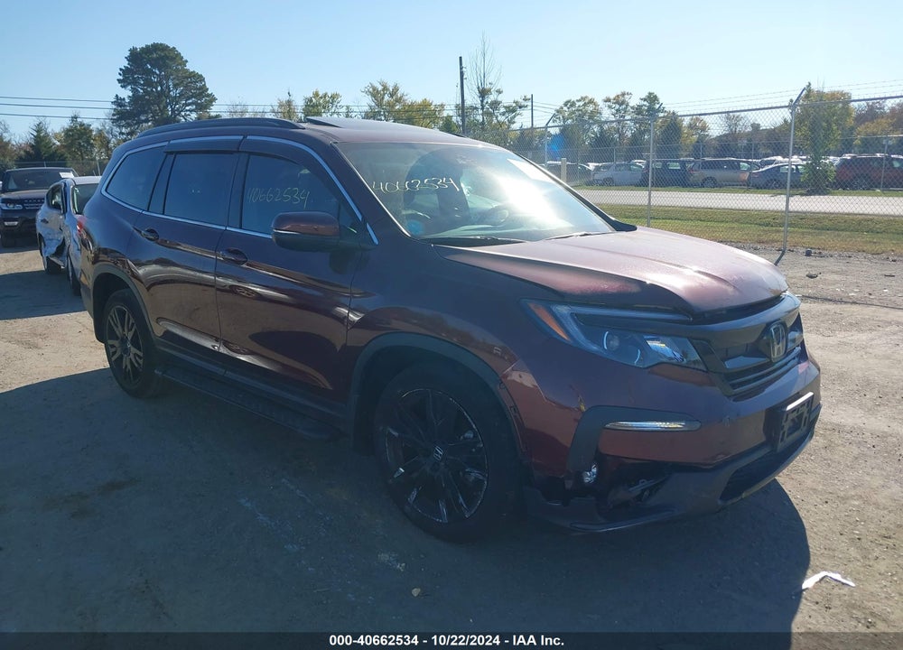 2022 HONDA PILOT AWD SPECIAL EDITION VIN: 5FNYF6H2XNB066882