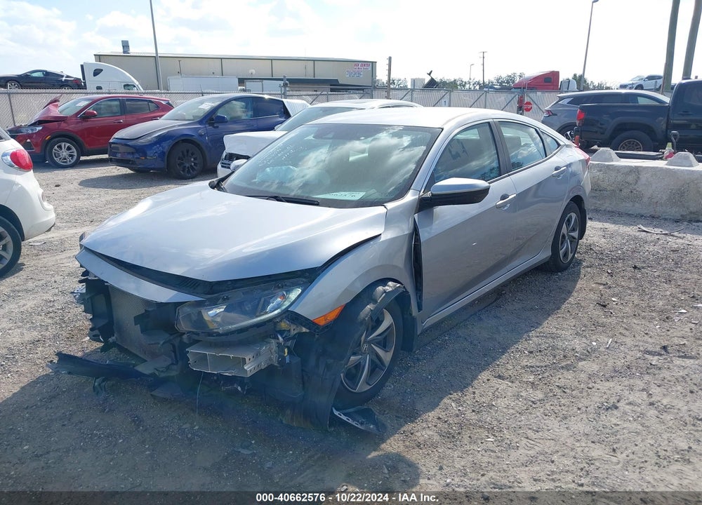 2020 HONDA CIVIC LX VIN: 2HGFC2F6XLH535802