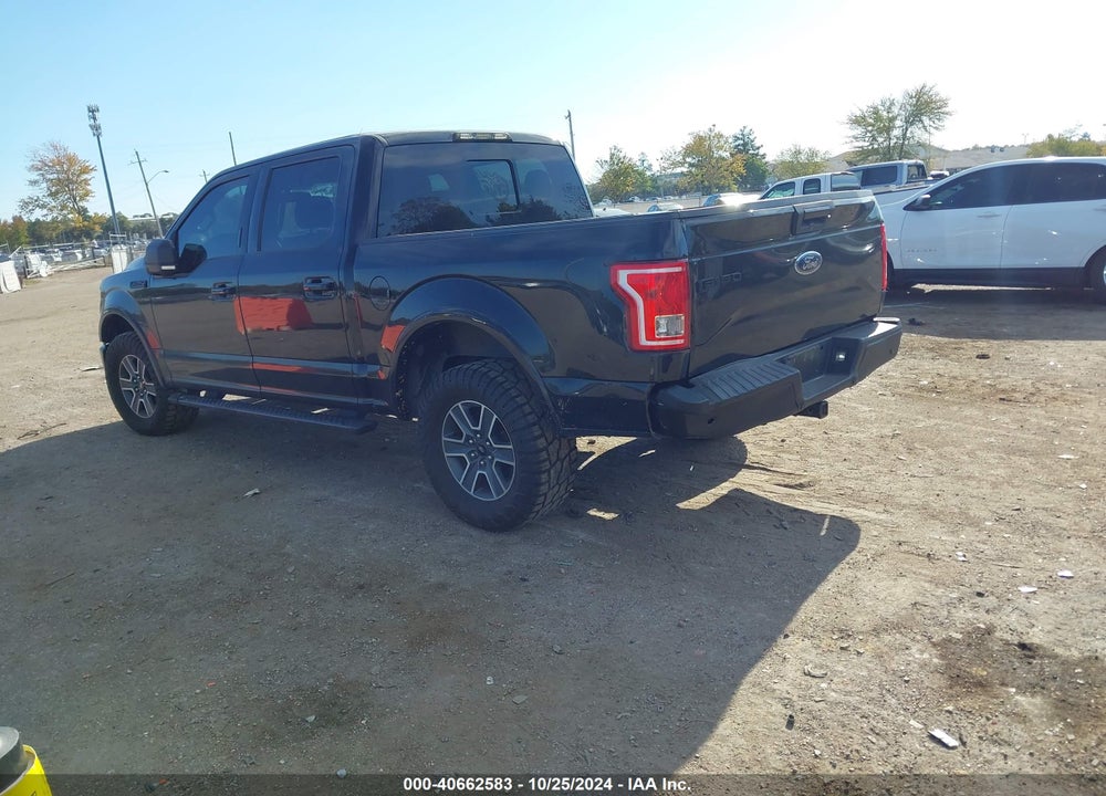 2016 FORD F-150 XLT VIN: 1FTEW1EG8GFD37877