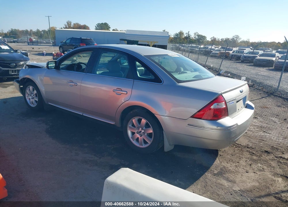 2006 FORD FIVE HUNDRED SEL VIN: 1FAFP24196G156757