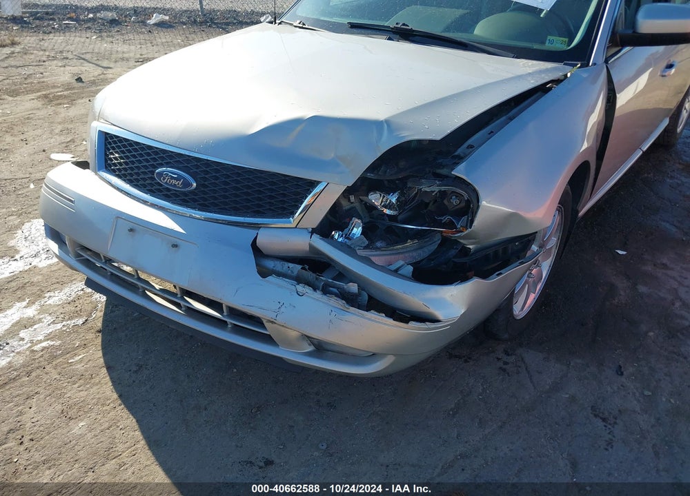 2006 FORD FIVE HUNDRED SEL VIN: 1FAFP24196G156757