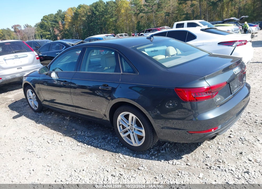 2017 AUDI A4 2.0T PREMIUM VIN: WAUANAF49HN064376