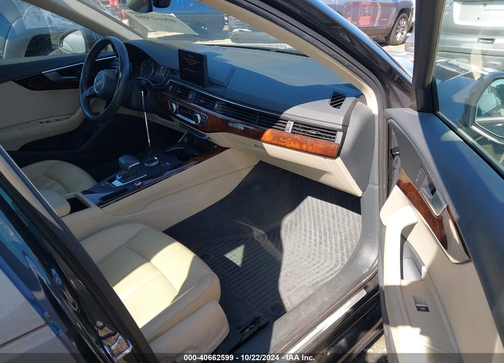 2017 AUDI A4 2.0T PREMIUM VIN: WAUANAF49HN064376