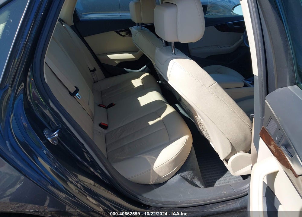 2017 AUDI A4 2.0T PREMIUM VIN: WAUANAF49HN064376