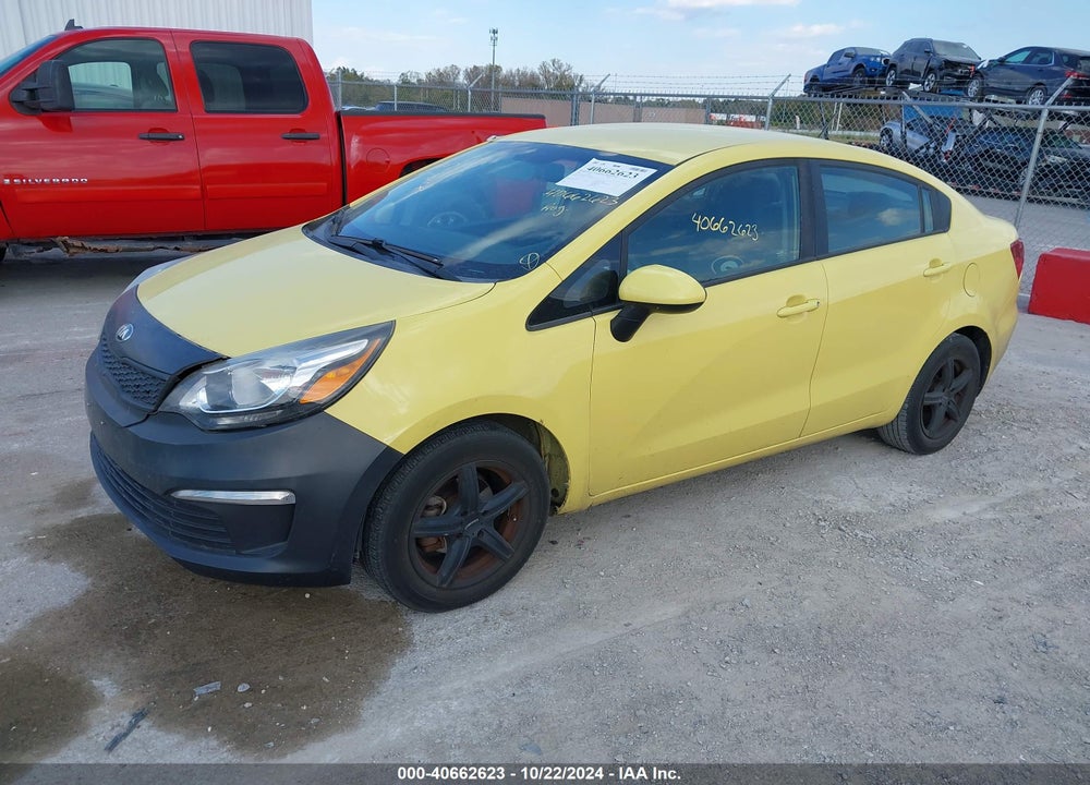 2016 KIA RIO LX VIN: KNADM4A39G6663660