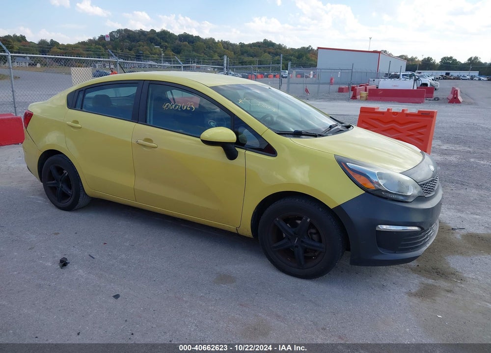 2016 KIA RIO LX VIN: KNADM4A39G6663660