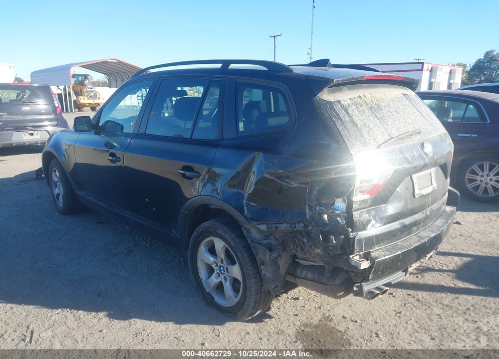 2007 BMW X3 3.0SI VIN: WBXPC934X7WF27291