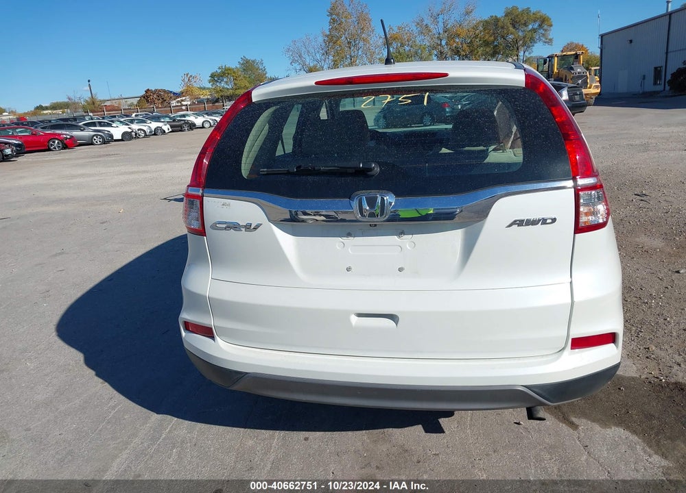 2015 HONDA CR-V LX VIN: 5J6RM4H39FL105753