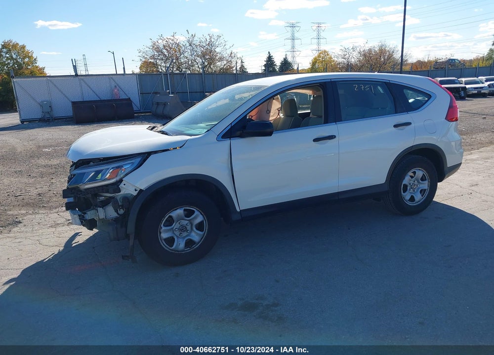 2015 HONDA CR-V LX VIN: 5J6RM4H39FL105753