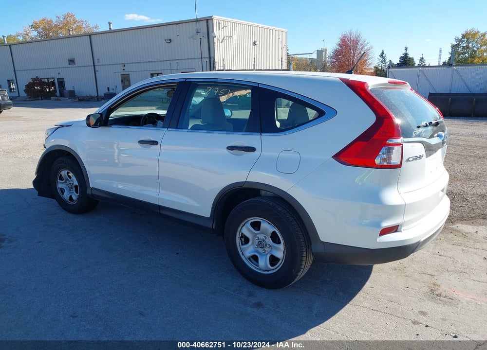 2015 HONDA CR-V LX VIN: 5J6RM4H39FL105753