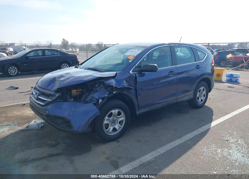 2014 HONDA CR-V LX VIN: 2HKRM4H30EH672443