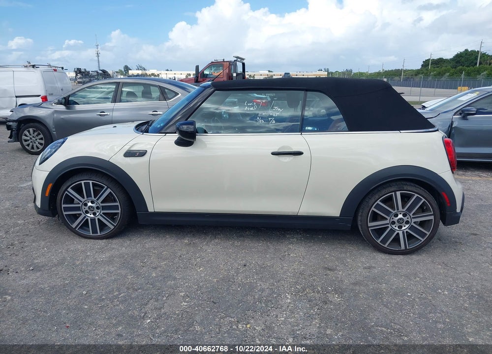 2022 MINI CONVERTIBLE COOPER S VIN: WMW43DL00N3P21577