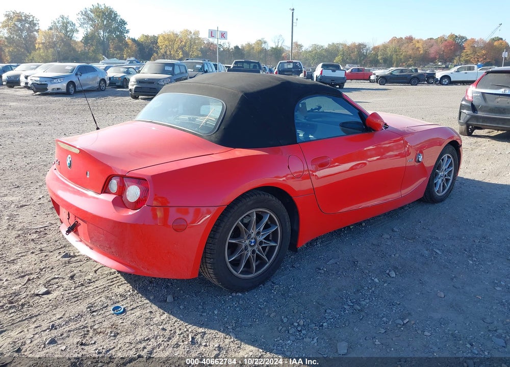 2005 BMW Z4 2.5I VIN: 4USBT33505LS55319