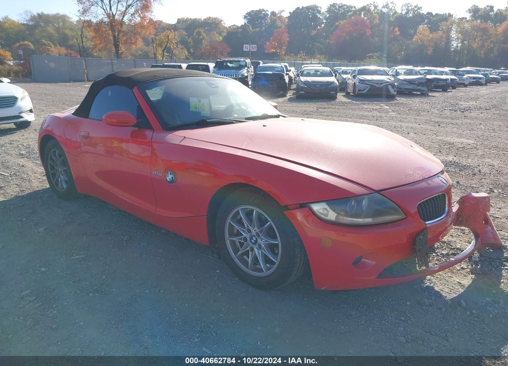 2005 BMW Z4 2.5I VIN: 4USBT33505LS55319