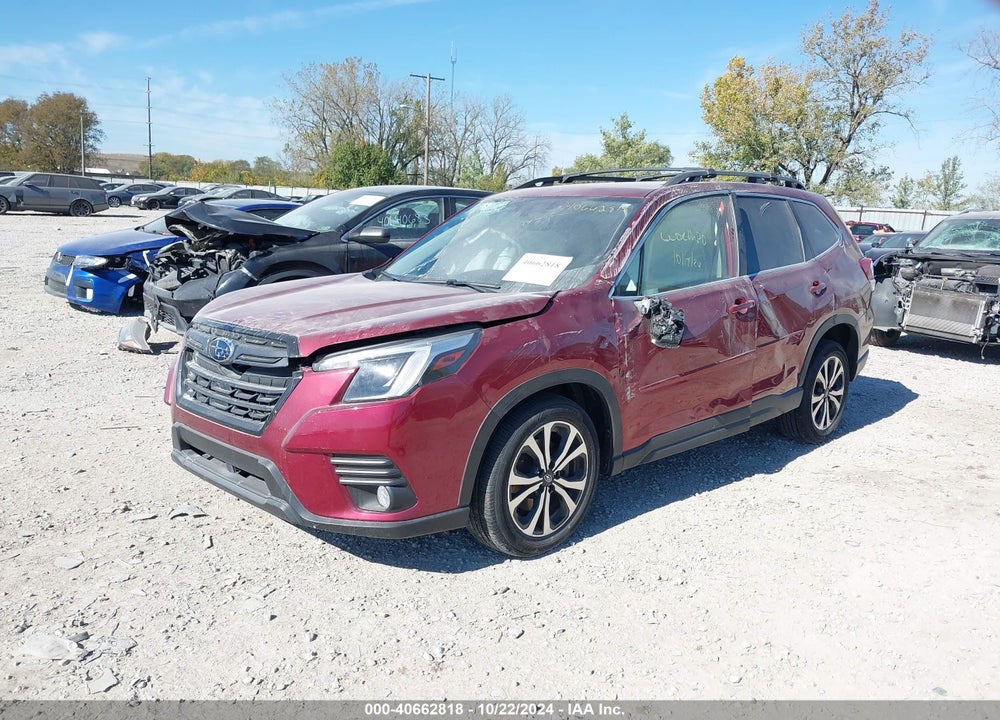 2022 SUBARU FORESTER LIMITED VIN: JF2SKAPC0NH423051