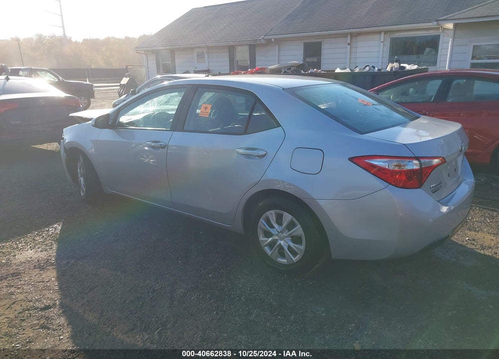 2015 TOYOTA COROLLA L VIN: 2T1BURHE9FC263491
