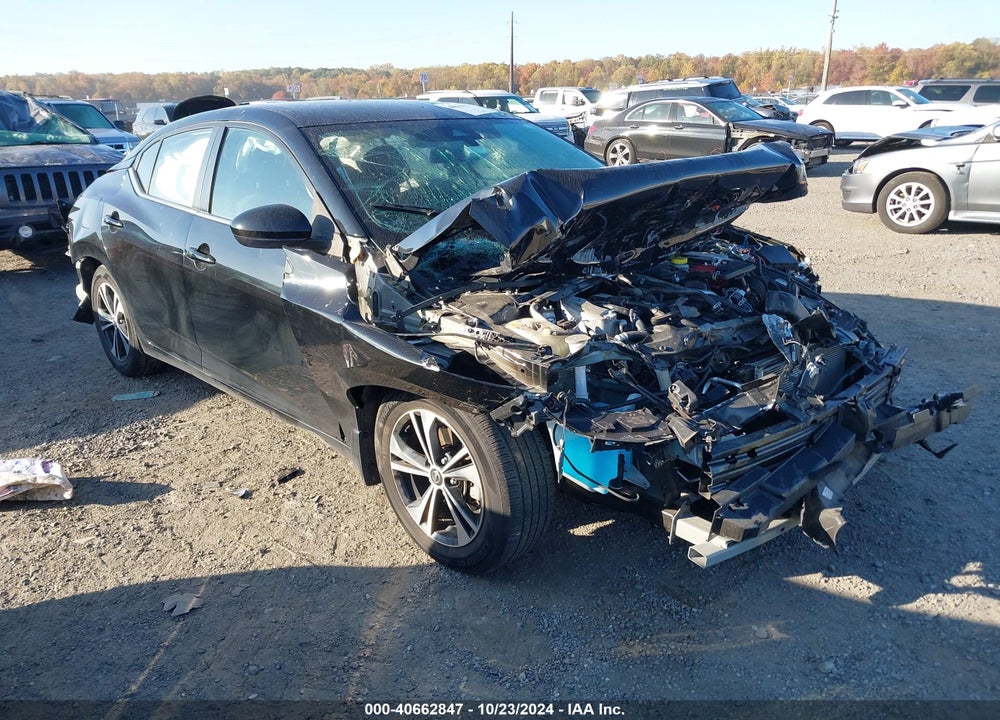 2022 NISSAN SENTRA SV XTRONIC CVT VIN: 3N1AB8CV6NY287560