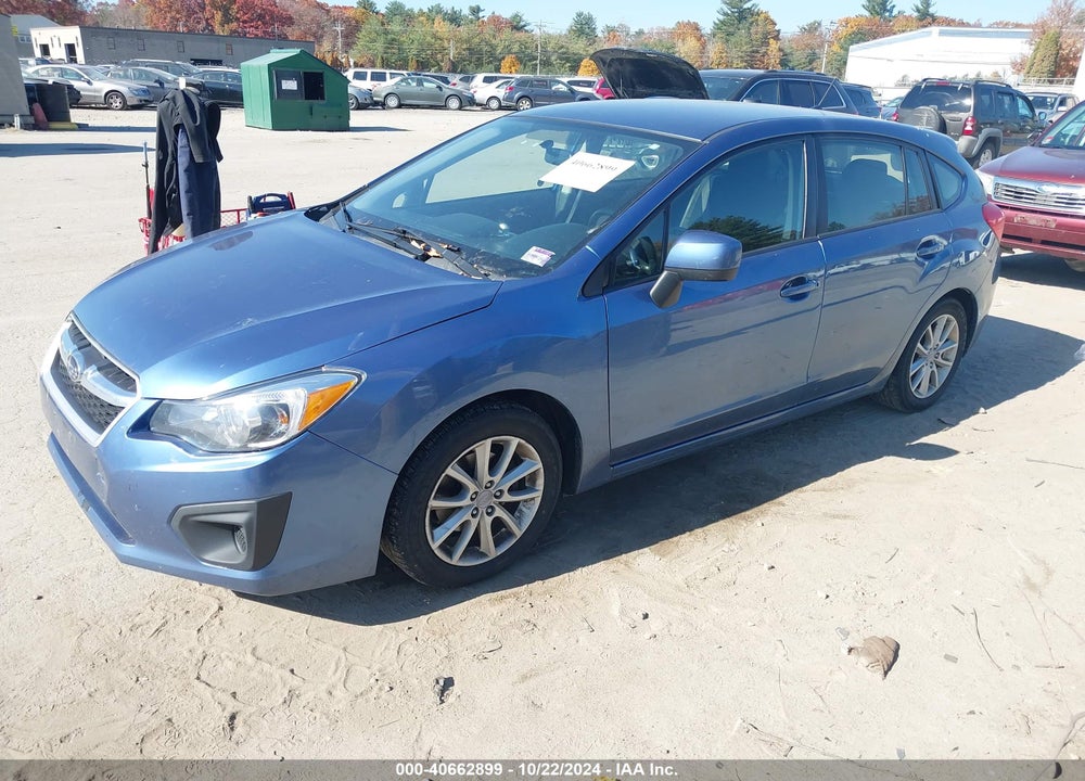 2014 SUBARU IMPREZA 2.0I PREMIUM VIN: JF1GPAC65E8234925