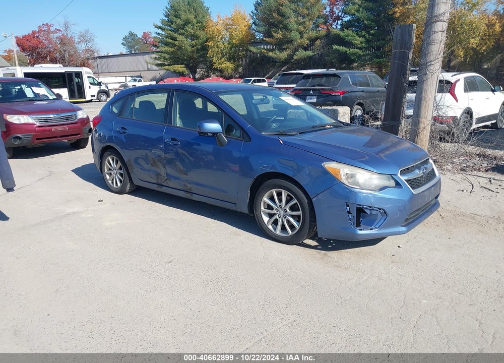 2014 SUBARU IMPREZA 2.0I PREMIUM VIN: JF1GPAC65E8234925