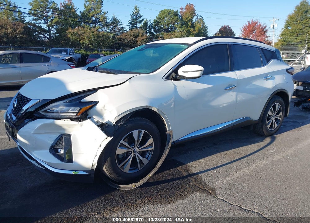 2022 NISSAN MURANO SV INTELLIGENT AWD VIN: 5N1AZ2BS8NC121350