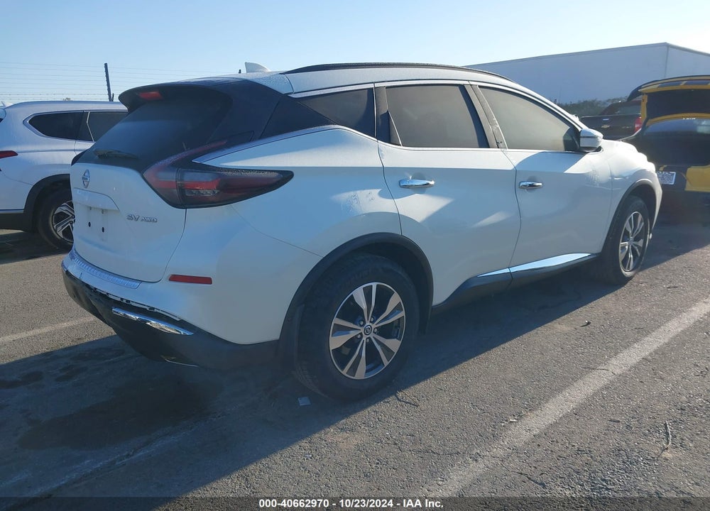 2022 NISSAN MURANO SV INTELLIGENT AWD VIN: 5N1AZ2BS8NC121350