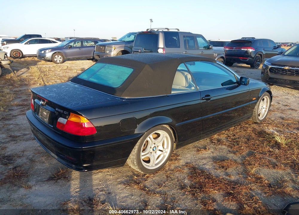 2001 BMW 330CI VIN: WBABS53471JU81596