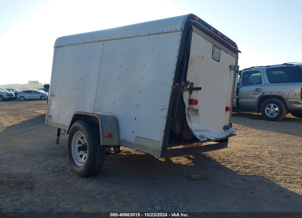 2005 CARGO TRAILER VIN: 4D6EB08165C008499