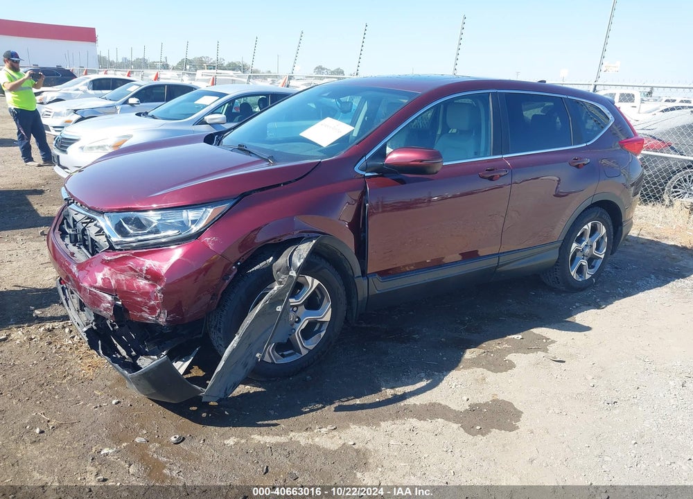 2018 HONDA CR-V EX-L/EX-L NAVI VIN: 7FARW1H81JE006953