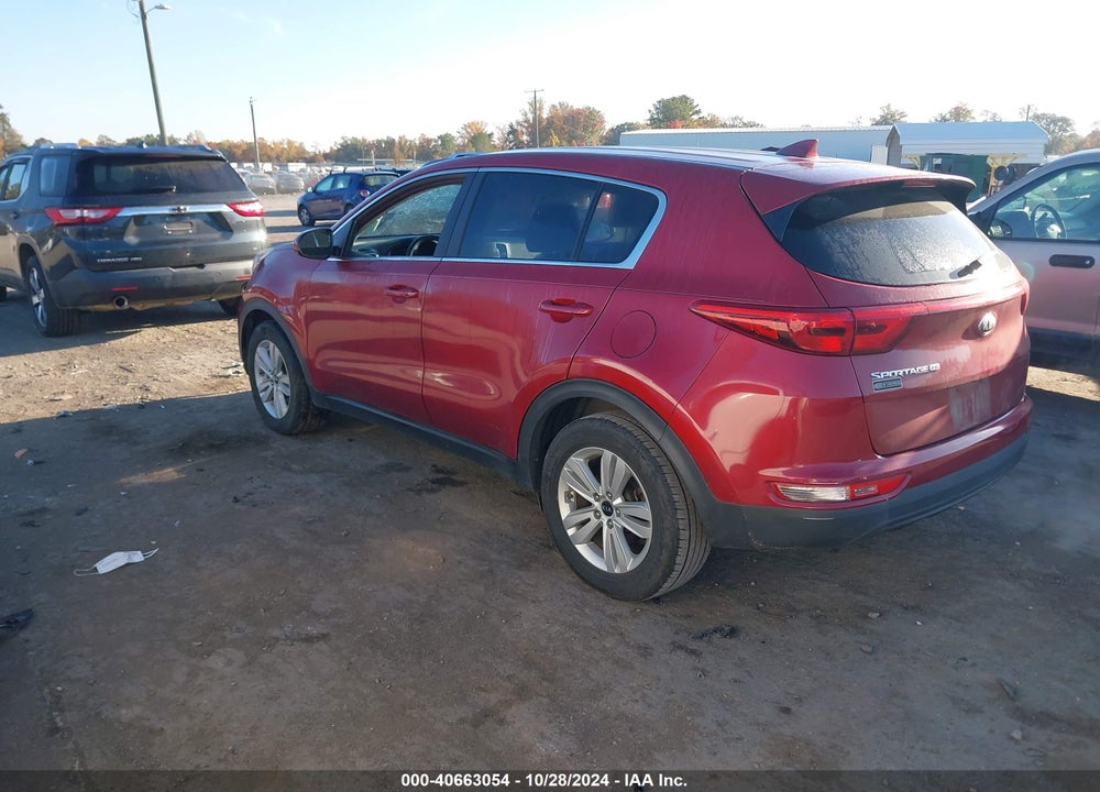 2017 KIA SPORTAGE LX VIN: KNDPM3AC5H7295094