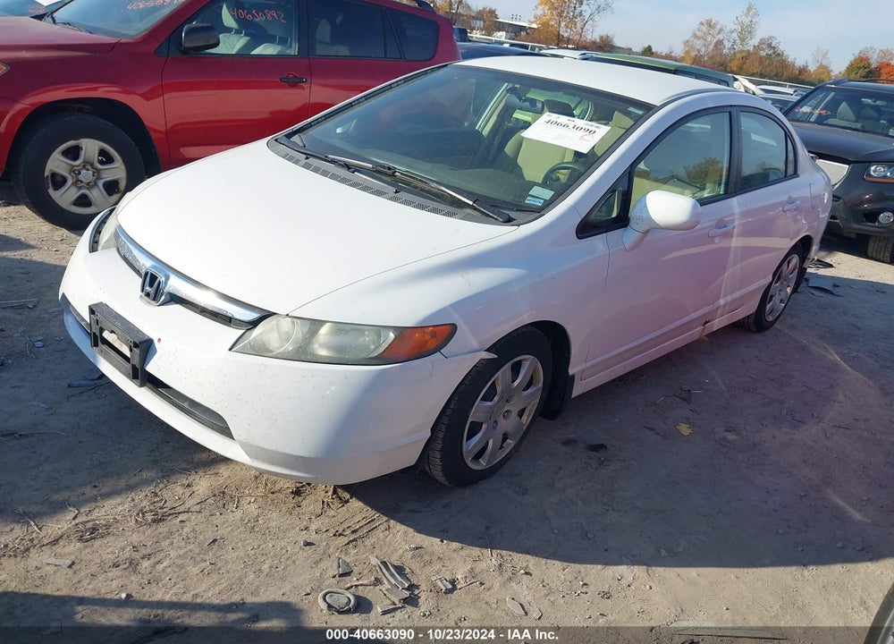 2007 HONDA CIVIC LX VIN: 1HGFA16547L038020