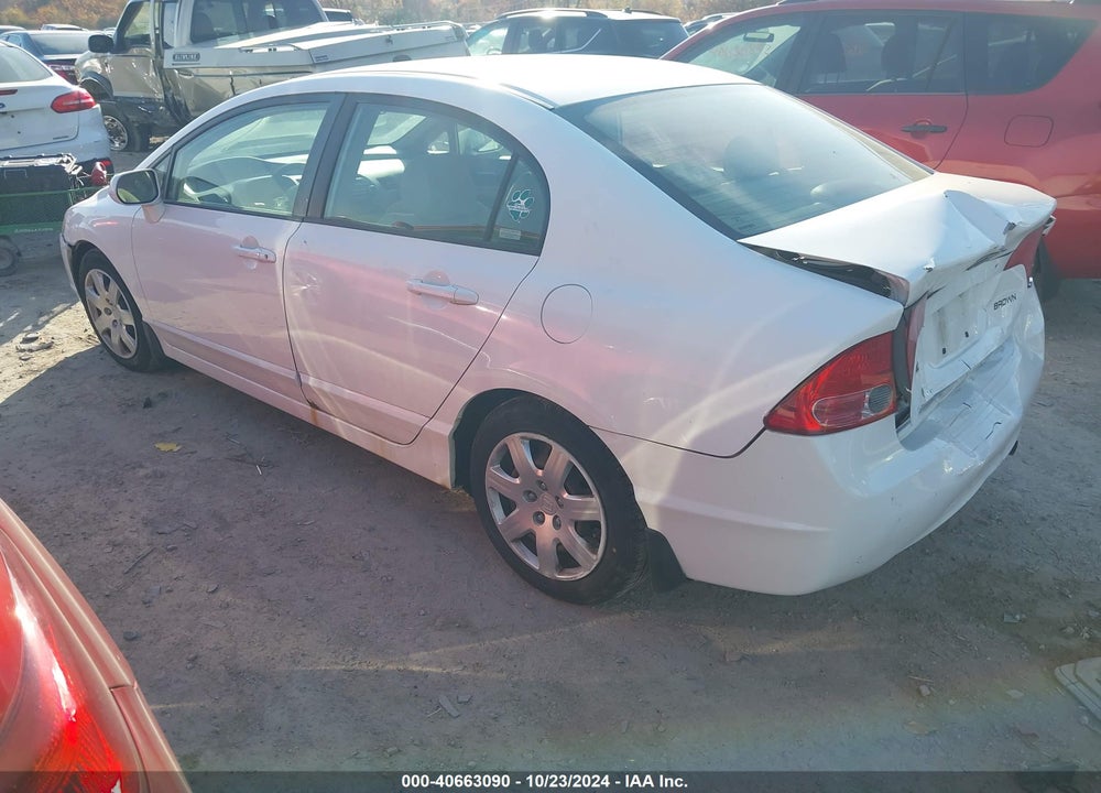 2007 HONDA CIVIC LX VIN: 1HGFA16547L038020