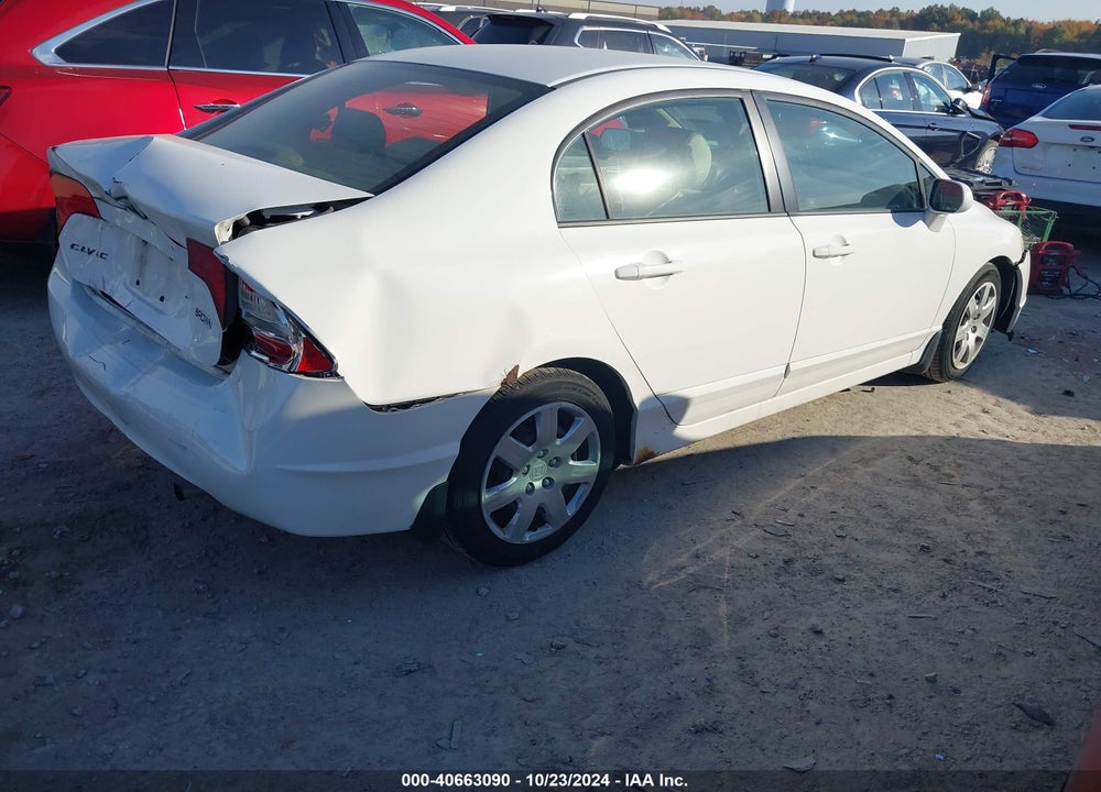 2007 HONDA CIVIC LX VIN: 1HGFA16547L038020